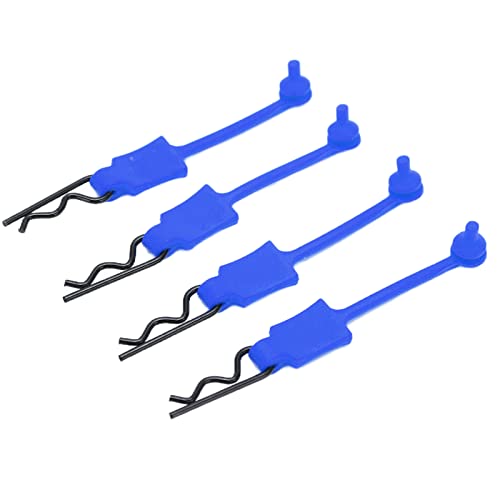Alomejor Clip Car Shell Universal RC Pins Humanisierte Design Einfache Installation für 1/10 Modell an das Axiale SCX10 D90 GEN8 Iron Plastic 76 Mm Angepasst (Dunkelblau) von Alomejor