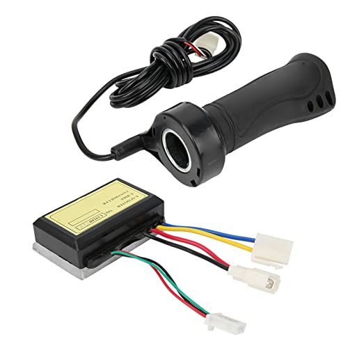 Alomejor Cycle Controller Set Smart 250W Pinselregler mit Langer Linie Daumen Gas Grip für Elektrofahrrad Ideal für Elektroautobesitzer Wie die Gezeigten Bilder Alomejor Cycle Controller Set Smart 250W Pinselregler mit Langer Linie Daumen Gas Grip für Elektrofahrrad Ideal für Elektroautobesitzer Wie die Gezeigten Bilder von Alomejor