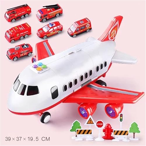 Alomejor Das Thema des Kinderflugzeugmodells mit Lichtern und Klängen Funktioniert für Rollenspiele und Spaß Beim Lernen für, Große Spielzeuge für Flugzeuge mit Legierungsauto für Jungen und Alomejor Das Thema des Kinderflugzeugmodells mit Lichtern und Klängen Funktioniert für Rollenspiele und Spaß Beim Lernen für, Große Spielzeuge für Flugzeuge mit Legierungsauto für Jungen und von Alomejor
