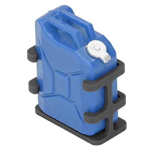 Alomejor Dekorativer RC -Auto -Kraftstofftank mit Hoher Simulation, Ideal Zum Modellieren von Autos Zum Klettern auf 1/10 1/8 Skala, Mini Plastiktank für EIN Aussehen (Blue) von Alomejor