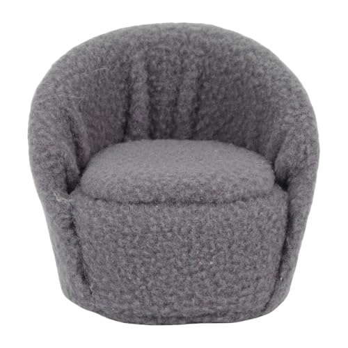 Alomejor Dollhouse Couch, Miniaturmöbel -Sofa mit Plüschstoff und Birkenholz für Dollhouse Wohnzimmerdekoration Alomejor Dollhouse Couch, Miniaturmöbel -Sofa mit Plüschstoff und Birkenholz für Dollhouse Wohnzimmerdekoration von Alomejor