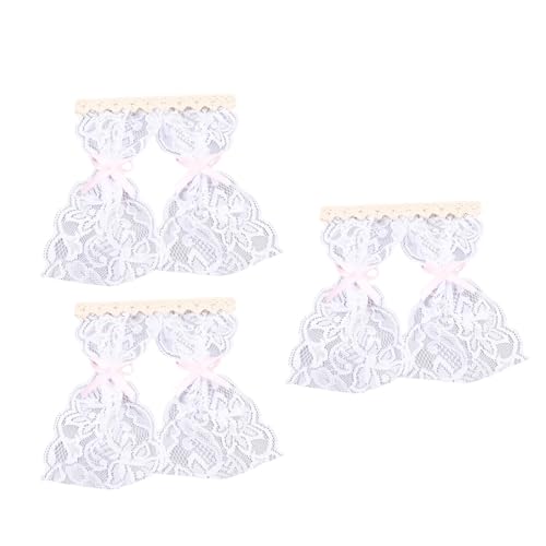 Alomejor Dollhouse Vintage Lace Curtain Exquisite Miniatur Elegante Dekoration für 1/12 Dollhouses Fotografie Alomejor Dollhouse Vintage Lace Curtain Exquisite Miniatur Elegante Dekoration für 1/12 Dollhouses Fotografie von Alomejor