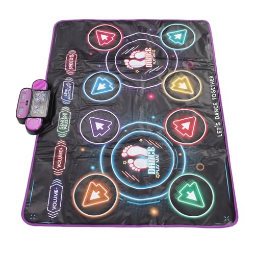 Alomejor Doppel -Tanzmatte mit Kamera, Drahtlose Elektronische Tanzmatte, Nicht -Slip -Fitness -Pad für und Erwachsene Alomejor Doppel -Tanzmatte mit Kamera, Drahtlose Elektronische Tanzmatte, Nicht -Slip -Fitness -Pad für und Erwachsene von Alomejor