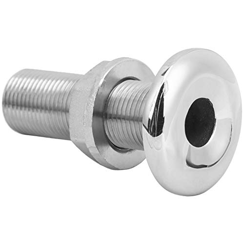 Alomejor Edelstahl durch den Körper in den Verbindungen Ständiger Ausgang Zur Yachtboot Schlange Perfekt für MJS022 Maritime -Enthusiasten (MJS022-3/8〃) von Alomejor