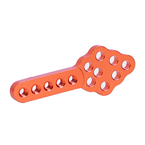 Einstellbare 2 PCs Stoßabsorptionen für RC -Crawler -Autos, Metall Nur für 1/10 RC Crawler Car, Aluminiumlegierung, Blau/Schwarz/Rot/Silber aus (Rot) von Alomejor