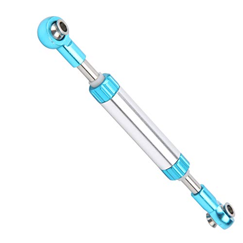 Alomejor Einstellbare Aluminium -Legierungs -Servo Lenkverbindungsstange für Axiale SCX10 RC Crawler, Silber Blue RC Car Link Stange Zur Stabilitätsverbesserung (80-86mm) von Alomejor