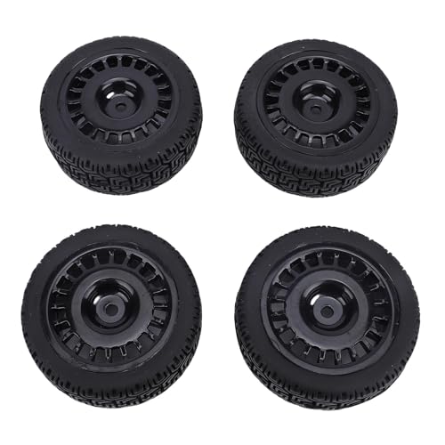 Alomejor Einzellabyrinth -Modell 1/16 RC Car Rally Rally -Reifen 70x26mm RC Autorreifen für 1/10 auf der Straße (Black) von Alomejor
