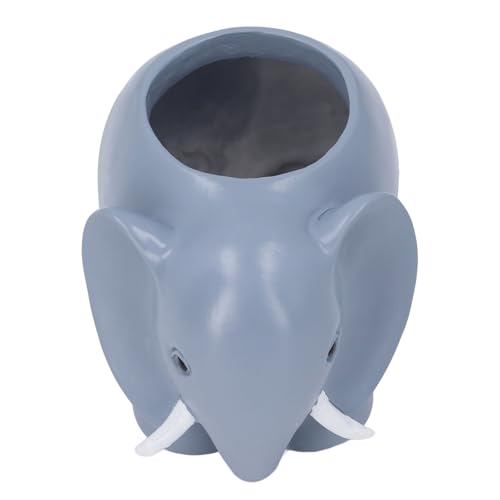 Alomejor Elefanten-Sukkulenten-Topf, Bezaubernder Tier-Übertopf mit Entwässerungsloch, Lüftungsschlitzen für den Garten, Büro, Schreibtisch Alomejor Elefanten-Sukkulenten-Topf, Bezaubernder Tier-Übertopf mit Entwässerungsloch, Lüftungsschlitzen für den Garten, Büro, Schreibtisch von Alomejor