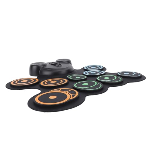 Alomejor Elektrische Set Up Up Electronic Practice Pad USB Wiederaufladbare Tragbare -Kit mit Dual -Lautsprecher für Erwachsene Alomejor Elektrische Set Up Up Electronic Practice Pad USB Wiederaufladbare Tragbare -Kit mit Dual -Lautsprecher für Erwachsene von Alomejor