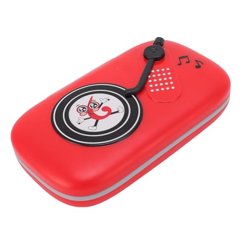 Alomejor Elektronische Musik Rhythmusmaschine für , Innovatives Rhythmus -Lernspielzeug für Bildung und Unterhaltung, Plastikmaterial (Rot) von Alomejor