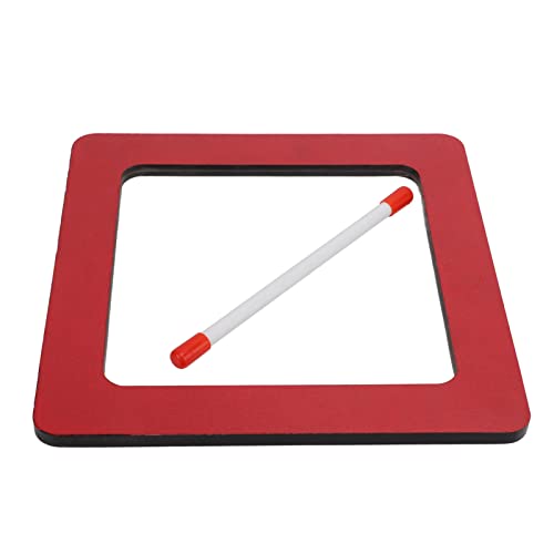 Alomejor Feine Texturhand -Trommelkomprimierung Board -Skin Rot für Kinder Aufklärung Percussion Toy (Spezialtrommel (quadratische Trommel)) von Alomejor