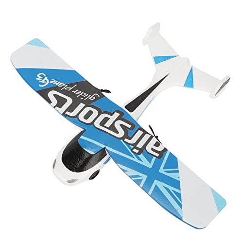 Alomejor Ferngesteuerter Fighter, 2,4 GHz Automatisches Flugstabilisierungssystem RC Flugzeug LED-Licht 300 Meter Streckenentfernung für (Einzelne Batterie) von Alomejor