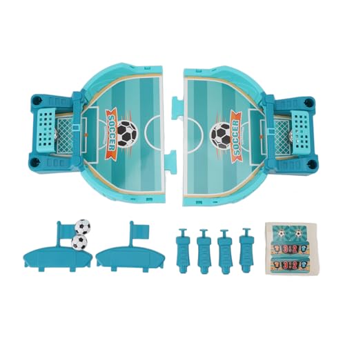 Alomejor Fingerfußballspiel, Desktop-Fußball mit 15 X 8 Zoll, Geeignet für den Eltern-Kind-Familienspielabend (Blue) von Alomejor