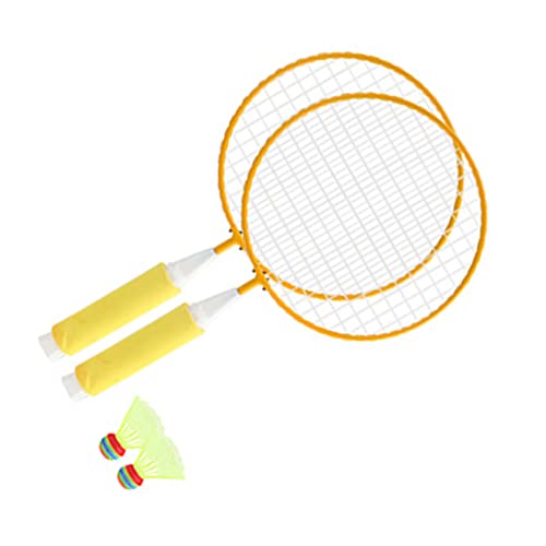 Alomejor Fledermaus für Badminton mit Großen Hemden mit Einem Sanften Griff für eine Verbesserte Kontrolle und Koordination, 2 Kugeln, Einschließlich (#2) von Alomejor