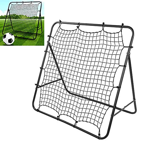 Alomejor Football Training Assist Tool Stahl Collptible NET - Tragbares Fußballtor für Stärke und Kontrolle - für und Erwachsene (Voll Set) von Alomejor