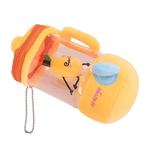 Alomejor Fun Cartoon Fruit Juicer Plüschspielzeug mit Kordelmechanismus, Weiches Material, Multifunktionales Spiel für, Ideal, Ideal (ORANGE) von Alomejor