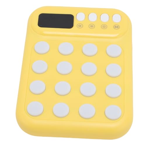 Alomejor Handheld Memory Game, Kids Educational Toy für Konzentration, Logik und Argumentationsfähigkeiten (Yellow) von Alomejor