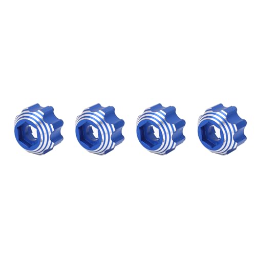 Alomejor Hexadezimaladapter mit Hohem 8x32 Bis 17 Mm für die Aluminiumlegierung von Elektroauto -LKW (4PCs) (Blue) von Alomejor