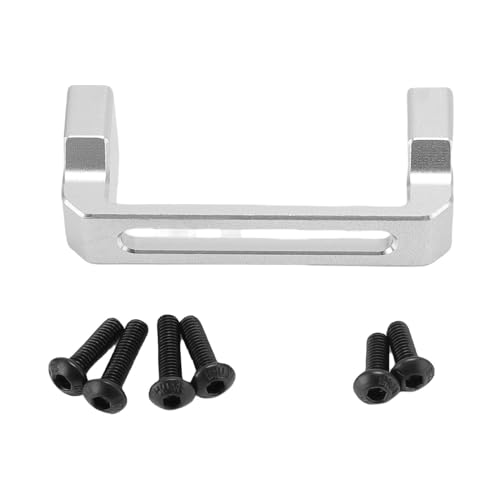 Alomejor Hochstärke Aluminium -Legierung RC Servo Mount Bracket für Croboll MK07 - Stylish Design für RC Auto Enthusiasten Einfach zu Installierende Lenkschifferhalter (Silver) von Alomejor