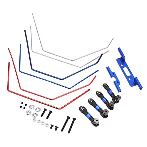 Alomejor Hochwertige Vordere und Hintere Wickelstange der Hochwertigen Legierung von RC für Slash 2WD 1/10 von Alomejor