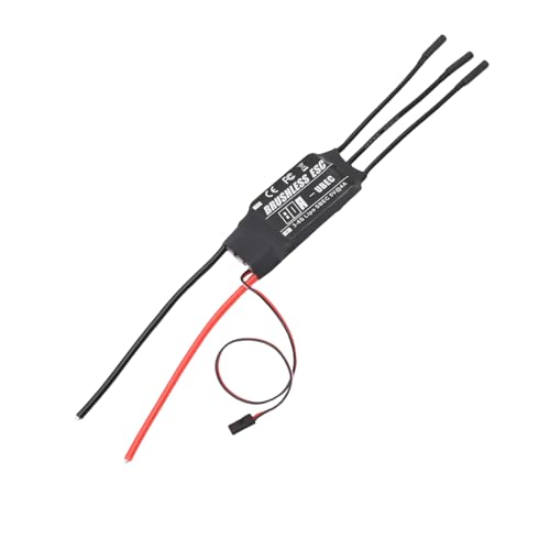 Alomejor Hochwertiger 80A Bürstenloser ESC -Speed -Controller für RC -Hubschrauber Fester Flügel, Silikon und Kupfermaterial, 1 X Bürstenloser ESC, Vier Achsen Drohnen Installation Alomejor Hochwertiger 80A Bürstenloser ESC -Speed -Controller für RC -Hubschrauber Fester Flügel, Silikon und Kupfermaterial, 1 X Bürstenloser ESC, Vier Achsen Drohnen Installation von Alomejor