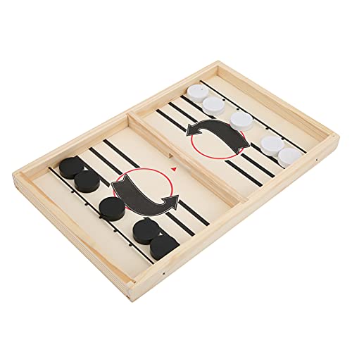 Alomejor Hochwertiges Holz-Tisch-Hockey-Brettspiel Eltern-Kind-Interaktives Schachspielzeug für Konzentrationslernen, Glatte Kanten für die Sicherheit von Kindern, Leicht und Tragbar Alomejor Hochwertiges Holz-Tisch-Hockey-Brettspiel Eltern-Kind-Interaktives Schachspielzeug für Konzentrationslernen, Glatte Kanten für die Sicherheit von Kindern, Leicht und Tragbar von Alomejor