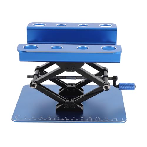 Alomejor Höhenverstellbare RC -Autoarbeitsständer, Rotatable -Displayständer mit Stabiler Unterstützung für 1: 8 und 1:10 RC -Autoreparaturen (Blue) von Alomejor