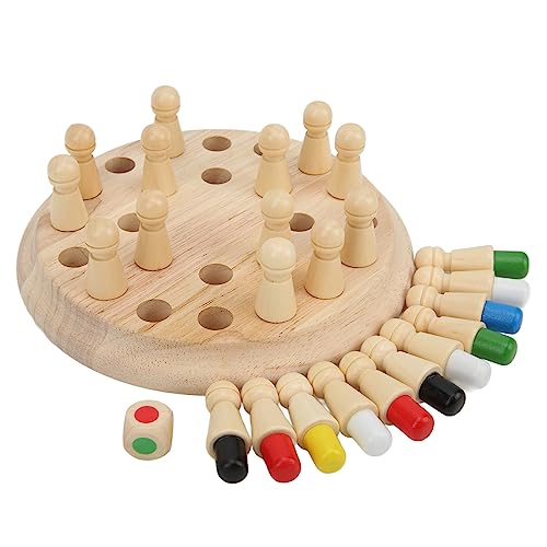 Alomejor Hölzerne Bildungsgedächtnis Matchstick -Schachspiel für und Familien, Sicheres Ungiftiges Material, Kognitive Entwicklung für 36 Monate und Höher Alomejor Hölzerne Bildungsgedächtnis Matchstick -Schachspiel für und Familien, Sicheres Ungiftiges Material, Kognitive Entwicklung für 36 Monate und Höher von Alomejor