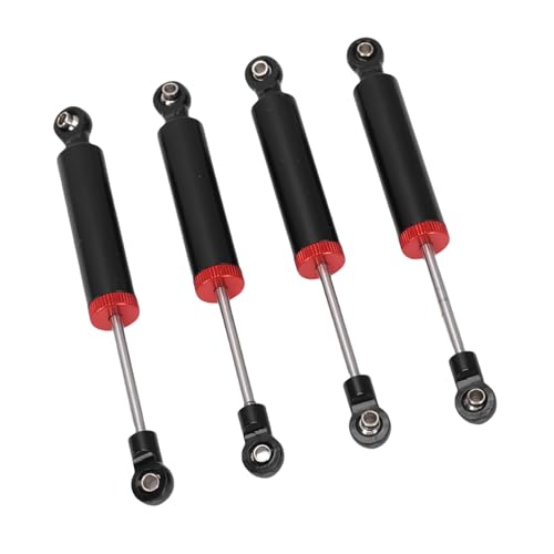 Alomejor Hohe Simulation RC -Auto -Stoßdämpfer, 4pcs 100 Mm in RC Legierungspolsterung Zusammen für das Auto auf 1/10 Skala, Premium Materialien, Premium Materialien (Black) von Alomejor
