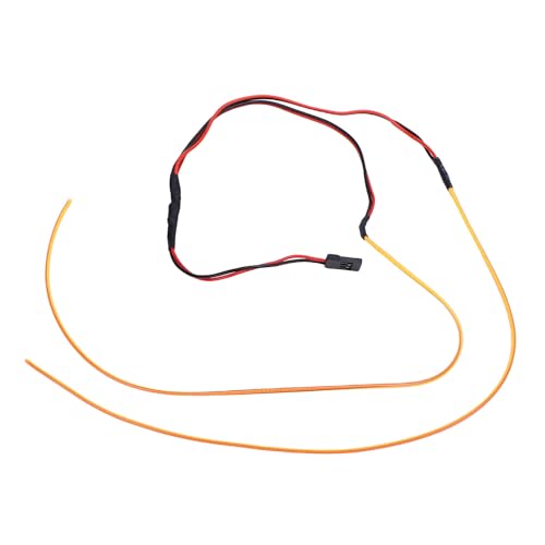Alomejor Hohe Simulation RC Car Light Strip - Flexibel und Anpassbar für SCX24 1/24 1/18 Modelle - Model Auto Ästhetik mit Einzigartiger Beleuchtung Erhöhen (Yellow) von Alomejor