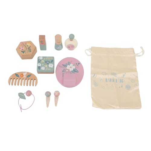 Alomejor Holzspielzeugset, Schönheitssalon -Spielset mit 10 Accessoires für Mädchen Im Alter von 3,4,5,6,7,8 Rollenspiele Alomejor Holzspielzeugset, Schönheitssalon -Spielset mit 10 Accessoires für Mädchen Im Alter von 3,4,5,6,7,8 Rollenspiele von Alomejor