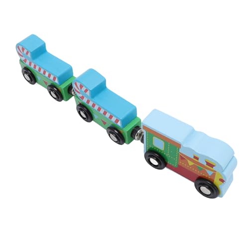 Alomejor Holzzug Set Exquisites Multifunktionales Spielzeug für Zugspielzeug Buchenholz 3PCS Vergnügungspark Zug Alomejor Holzzug Set Exquisites Multifunktionales Spielzeug für Zugspielzeug Buchenholz 3PCS Vergnügungspark Zug von Alomejor