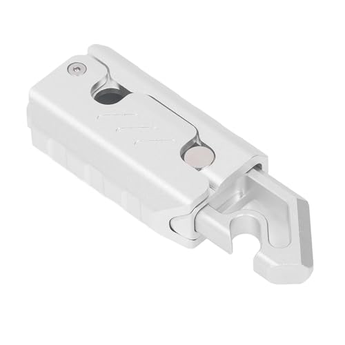 Alomejor Karottenmesser-Spielzeug-Flaschenöffner, Tragbares Messer aus Aluminiumlegierung, Sensorisches Spielzeug Zur Angstlinderung (Silver) von Alomejor