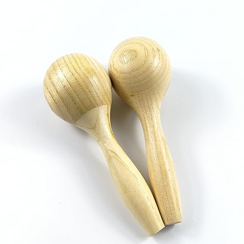 Alomejor Kid Wood Maracas Education Toy für Party -Musikinstrumente Shaker Rassle, Produziert Einen Klaren Klang für Rhythmusinstrumente, Ideal für Schulbildungsprogramme, Ergonomisches Design für Alomejor Kid Wood Maracas Education Toy für Party -Musikinstrumente Shaker Rassle, Produziert Einen Klaren Klang für Rhythmusinstrumente, Ideal für Schulbildungsprogramme, Ergonomisches Design für von Alomejor