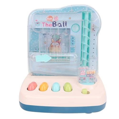 Alomejor Kids Ball Game Machine, Logik -Entwicklungsspielzeug mit 3D -Rolling -Labyrinth, Plastik -Puzzlespiel für und Mädchen Im Alter von 3 Bis 8 Jahren Geeignet (Blue) von Alomejor