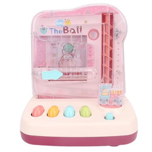 Alomejor Kids Ball Game Machine, Logik -Entwicklungsspielzeug mit 3D -Rolling -Labyrinth, Plastik -Puzzlespiel für und Mädchen Im Alter von 3 Bis 8 Jahren Geeignet (PINK) von Alomejor