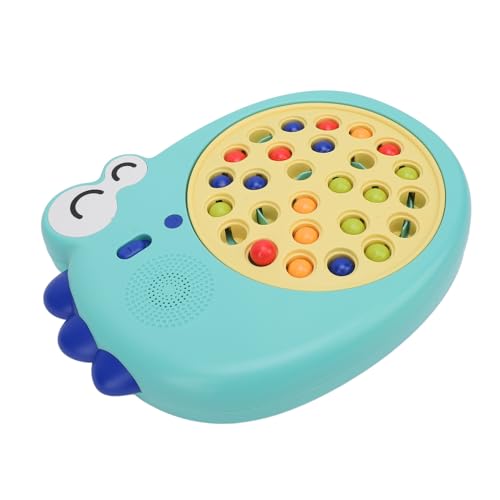 Alomejor Kids Chadstäbentrainer Dinosaurier -Board -Perlen Farbsortierspielzeug für Frühes Lernen Richtig (Green) von Alomejor