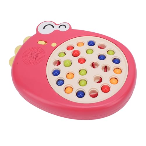 Alomejor Kids Chadstäbentrainer Dinosaurier -Board -Perlen Farbsortierspielzeug für Frühes Lernen Richtig (Rot) von Alomejor