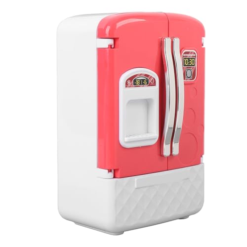 Alomejor Kids Kitchen Kühlschrank, Simulationskühlschrank mit Leichten Klang für Kleinkinder 3,4,5,6 von Alomejor