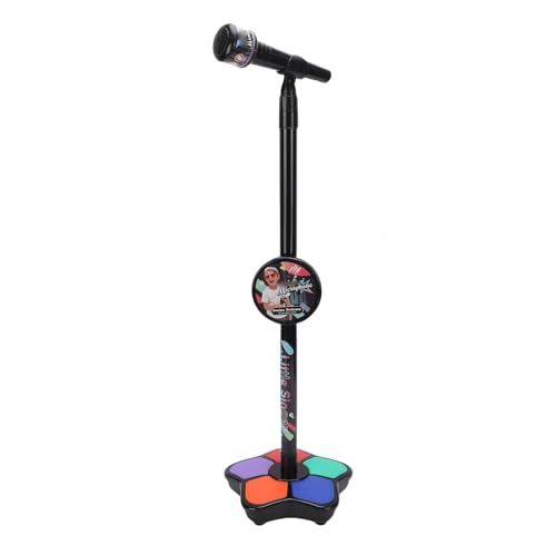 Alomejor Kinder Karaoke -Mikrofon, Kleinkindmikrofon mit LED -Leuchten, Lautsprecher Im Alter von 3,4,5,6,7,8,9,10,11,12, Schwarz Alomejor Kinder Karaoke -Mikrofon, Kleinkindmikrofon mit LED -Leuchten, Lautsprecher Im Alter von 3,4,5,6,7,8,9,10,11,12, Schwarz von Alomejor