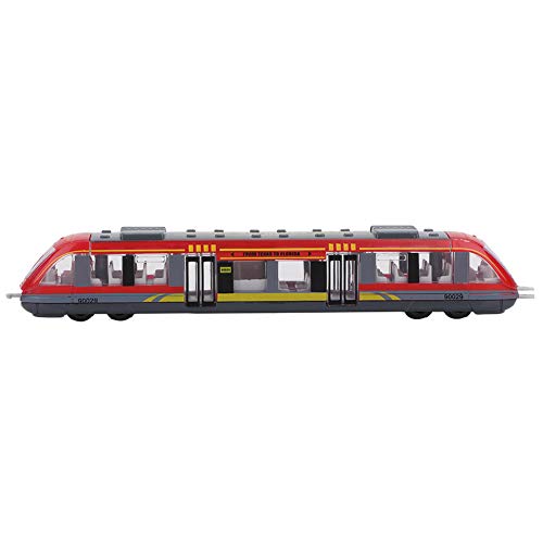 Alomejor Kinder Lernspielzeug Simulation Legierung Zug Modellauto Spielzeug Geburtstagsgeschenk für Kinder(Rot) von Alomejor