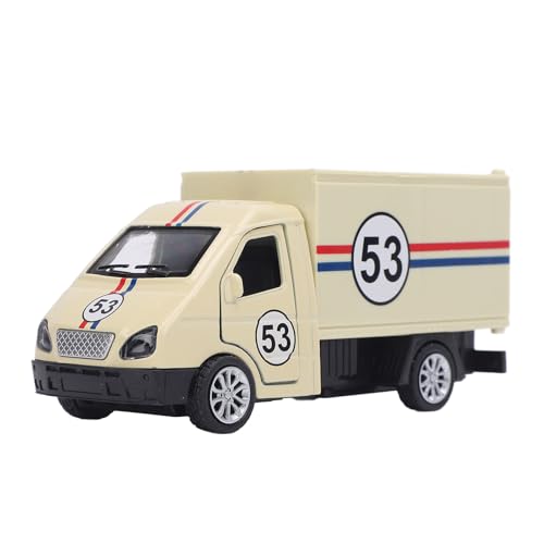 Alomejor Kinderwagenspielzeug, Exquisites Legierungsauto -Modell Zur Herstellung, Kleines Container -LKW -Design für (Hellgelb) von Alomejor