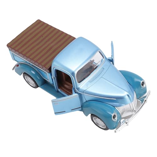Alomejor Klassische Alte LKW -Figur -Legierungs Pickup LKW Modell Vintage Modell für die Heimdekoration (Blue) von Alomejor
