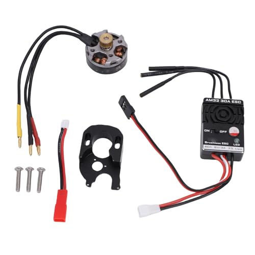 Alomejor Kombinierter Kit ESC mit Hohem Übermächtiger für Axiale SCX24 1/24 Crawler mit Fernbedienung Alomejor Kombinierter Kit ESC mit Hohem Übermächtiger für Axiale SCX24 1/24 Crawler mit Fernbedienung von Alomejor