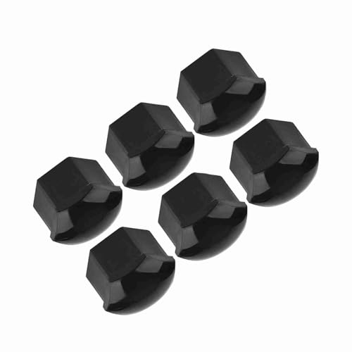 Alomejor Langlebige Autosräder Kappen 19 Mm Felgen Im Freien 20 STCS Auto Hub Schraube Deckel für Do -The Yourselfauto -Enthusiasten (Black) von Alomejor