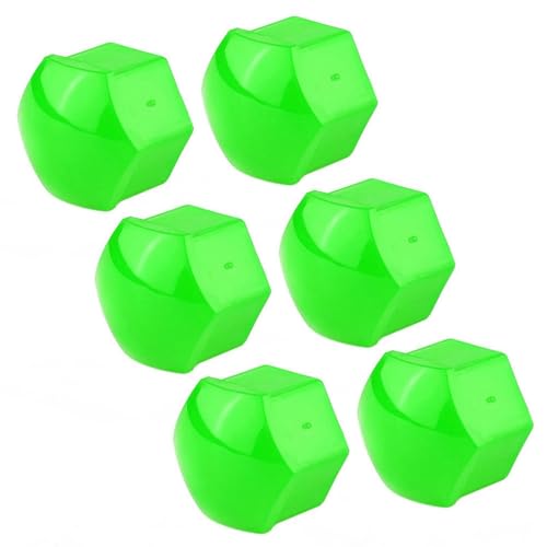 Alomejor Langlebige Autosräder Kappen 19 Mm Felgen Im Freien 20 STCS Auto Hub Schraube Deckel für Do -The Yourselfauto -Enthusiasten (Green) von Alomejor