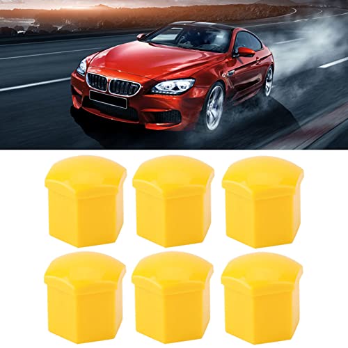 Alomejor Langlebige Autosräder Kappen 19 Mm Felgen Im Freien 20 STCS Auto Hub Schraube Deckel für Do -The Yourselfauto -Enthusiasten (Yellow) von Alomejor
