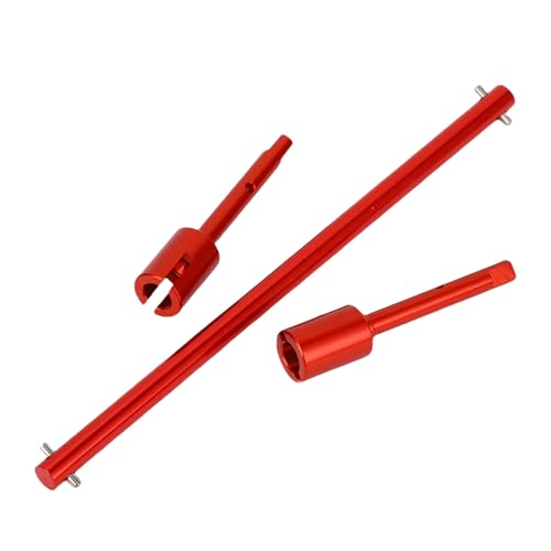 Alomejor Langlebige Metall RC Center Drive Well Joint Cup Kits für TT02, Leistungsaufbesserung für RC - -Autos, Einfache Installation (Rot) von Alomejor