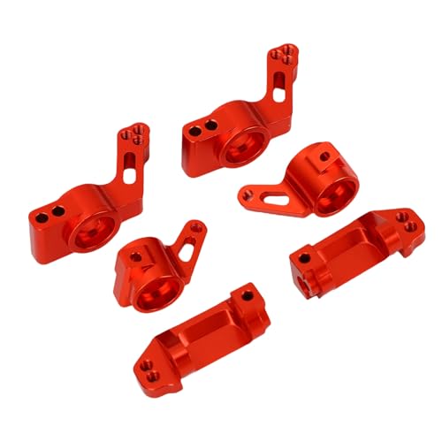 Alomejor Langlebiger RC -Auto -Lenkstecher Vorder C Sitz Hinterachse Sitz Kit für Slash Premium Aluminiumlegierung Upgrade Teile (Rot) von Alomejor