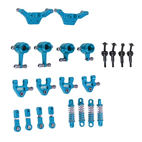 Alomejor Leichtes Aluminiumlegierung RC -Autoketit -Kit, Verbesserung der Leistungsschockdämpfer CVD Antriebswelle für WLTOYS K969 1/28 RC Auto, Ideal für Auto Enthusiasten (Blue) von Alomejor
